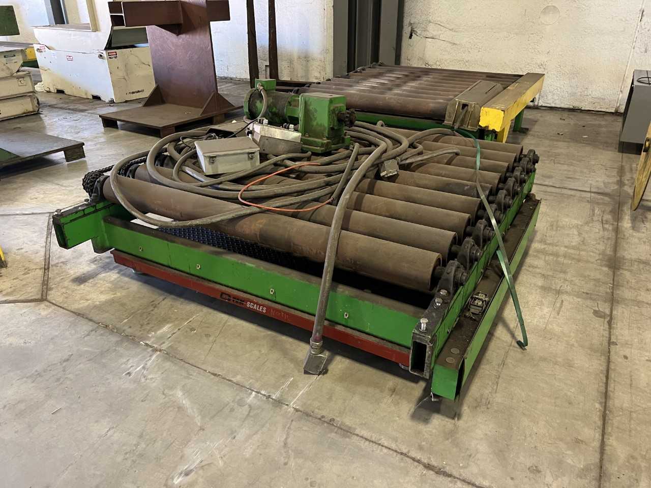 6'x6' Rolling conveyor with baldor motor - CONVEYORS