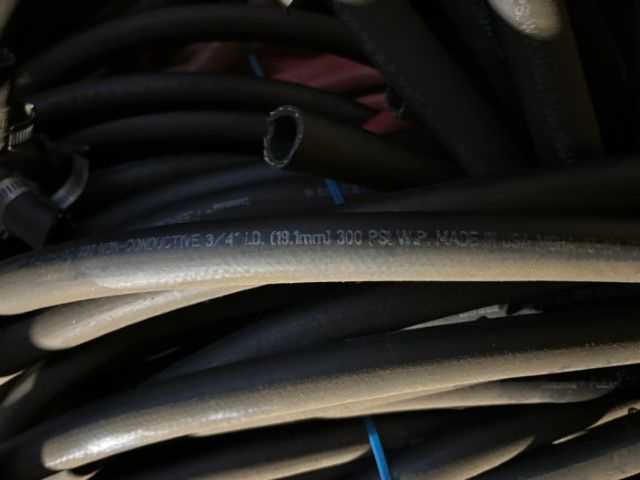 Bulk lot of New & Used Rubber Hose max 300 psi 6 pallets (Quantity of 6) - HOSE