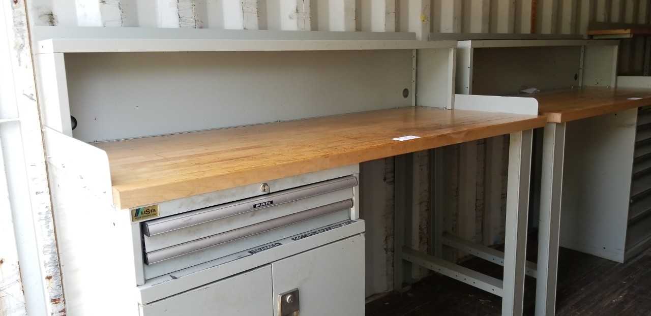 Lista Complete Butcher Block Work Bench No Contents - PLANT & FACILITY Lista Complete Butcher Block Work Bench No Contents - PLANT & FACILITY