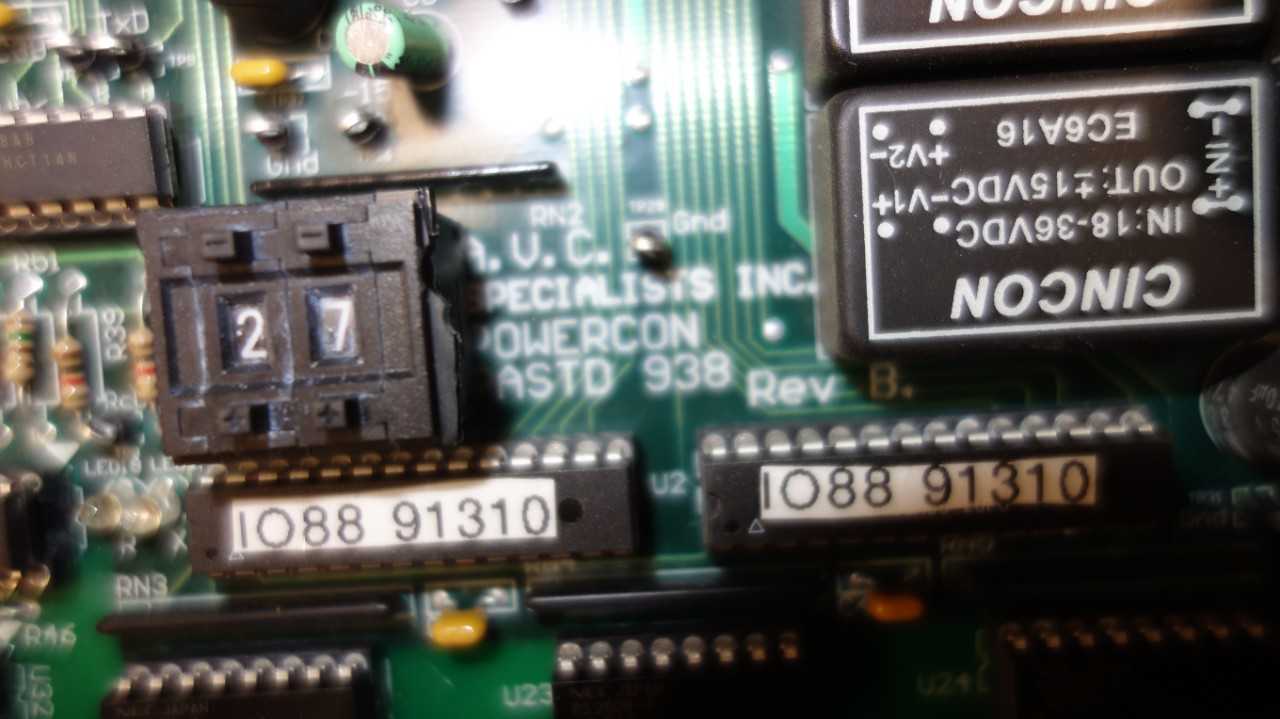 AVC POWERCON ASTD 938 CIRCUIT BOARD MODULE - AUTOMATION & CONTROLS