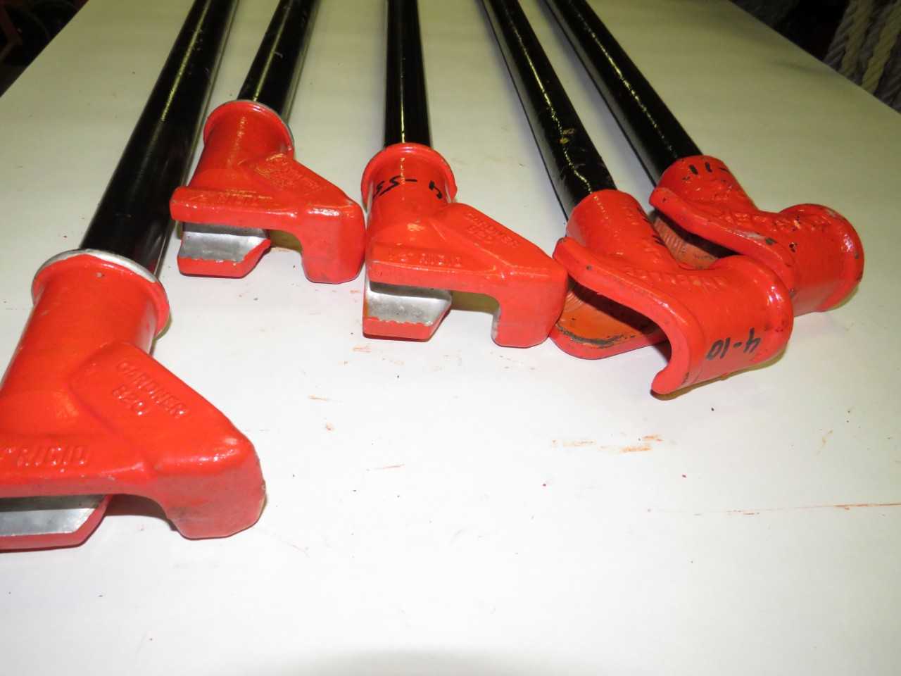 LOT OF 5 ASSORTED CONDUIT BENDER HICKEY - ENSLEY, GREENLEE, GARDNER - HAND TOOLS