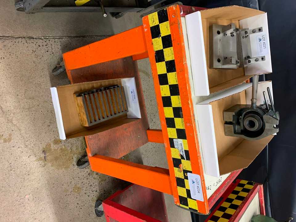 Mobile Wooden Shop Cart (Contents Not Included) - MATERIAL HANDLING