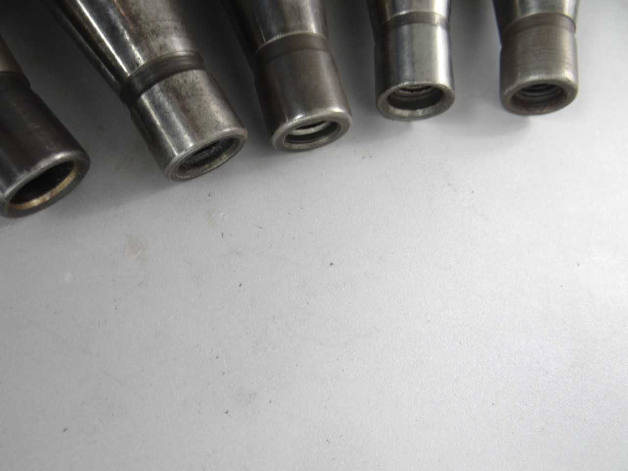Lot of 5 NMTB40 End Mill Holders Yuasa Weldon - MACHINING ACCESSORIES & TOOLING