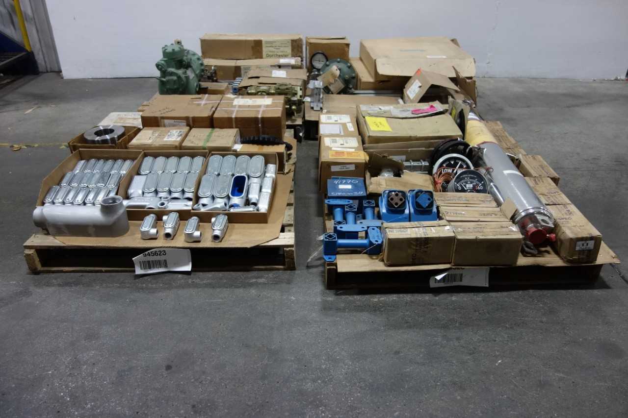 4 PALLETS OF ASSORTED MRO - INDUSTRIAL PARTS