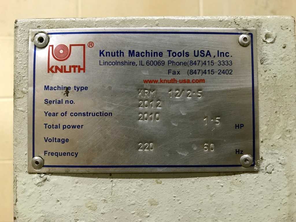 Knuth Plate Bending Rolls - MACHINE TOOLING