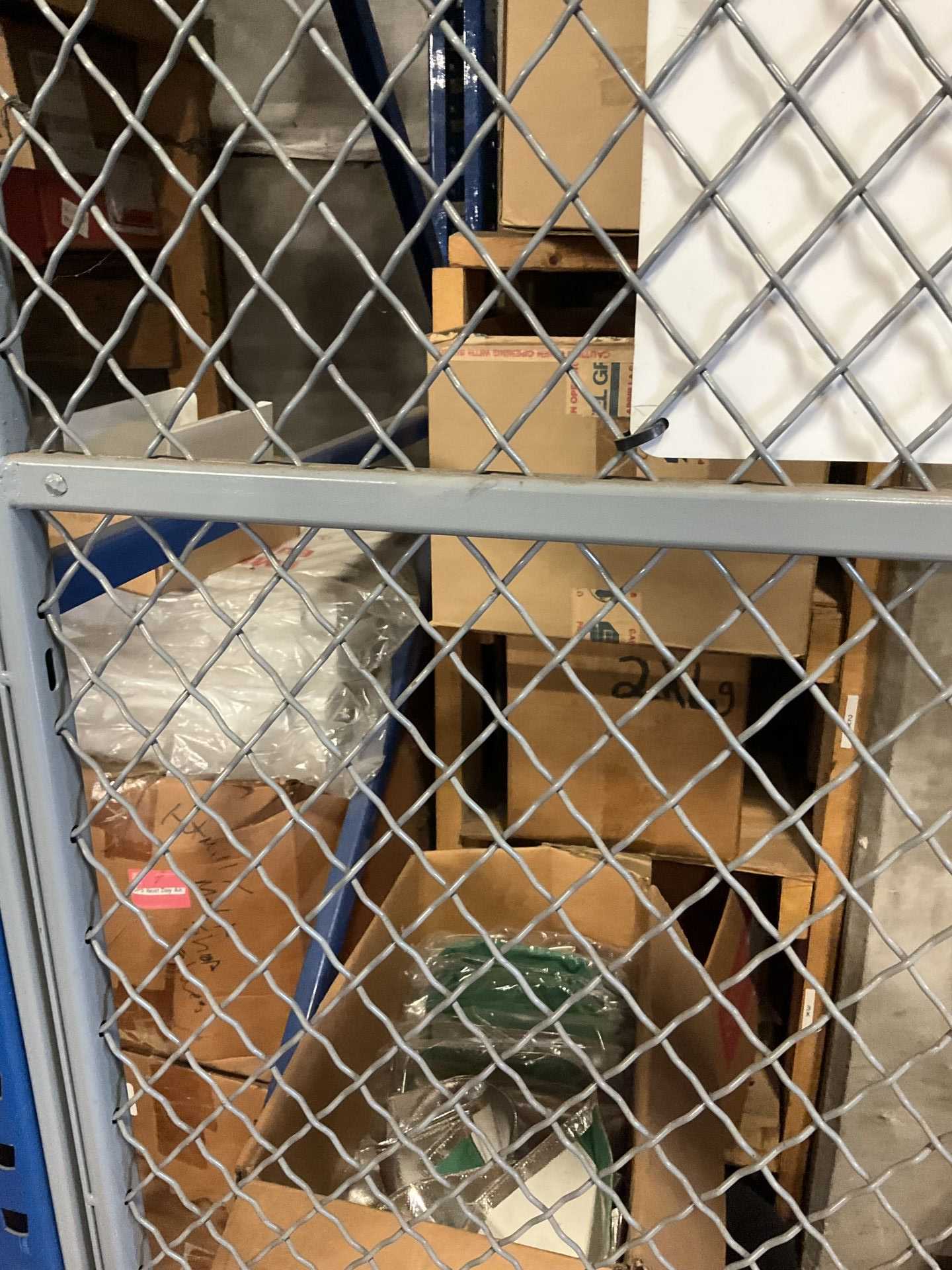 CONTENTS OF CAGE ASSORTED PPE - PLANT & FACILITY