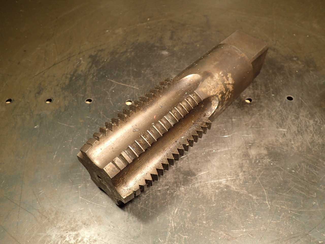 R&N 3" -3-1/2 TPI Hand Thread Tap: 6-Flute, 4-1/2" Long Flutes - HOLEMAKING TOOLS
