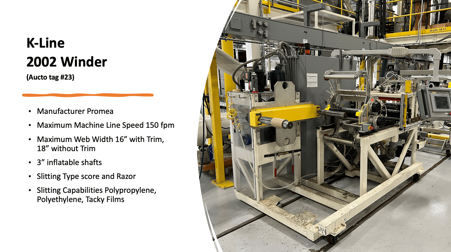 PROMEA WINDER AND SLITTER - CONSTRUCTION EQUIPMENT