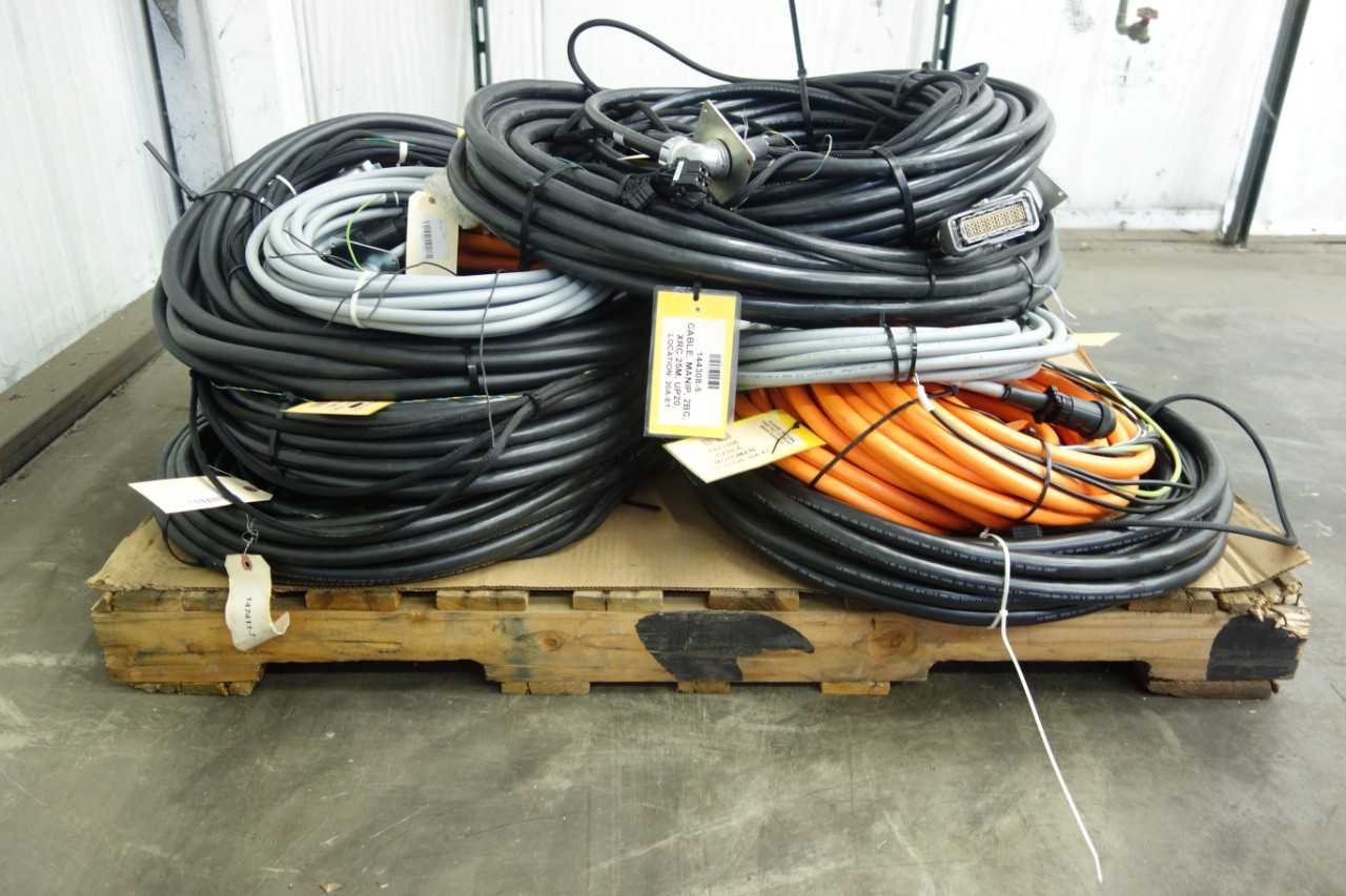 PALLET OF ASSORTED CORDSET CABLE ASSEMBLIES - INDUSTRIAL PARTS