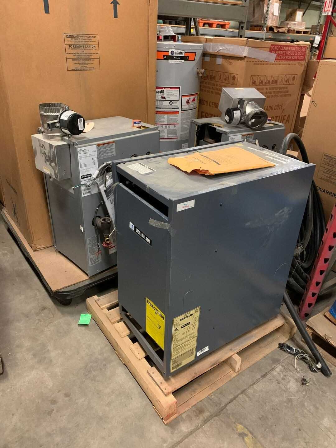 Bulk Lot of Boilers & Oven/Range - HVAC EQUIPMENT