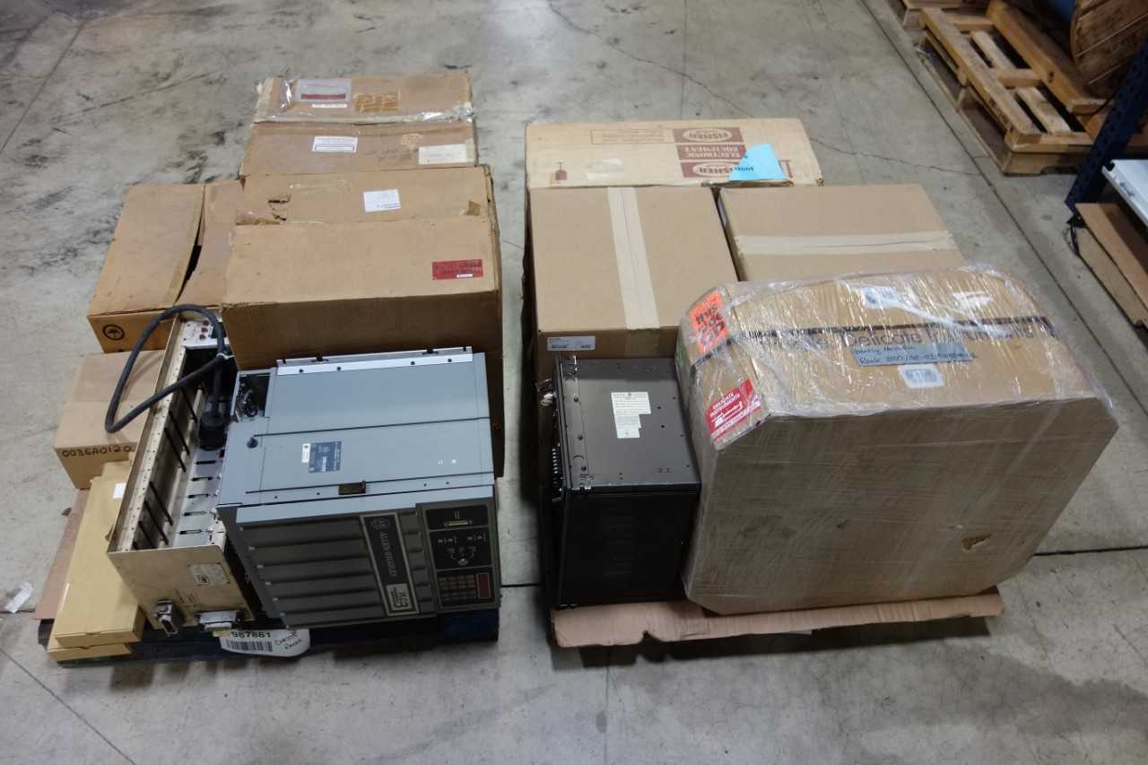 2 PALLETS OF ASSORTED CHASSIS RACKS - PALLET RACKING