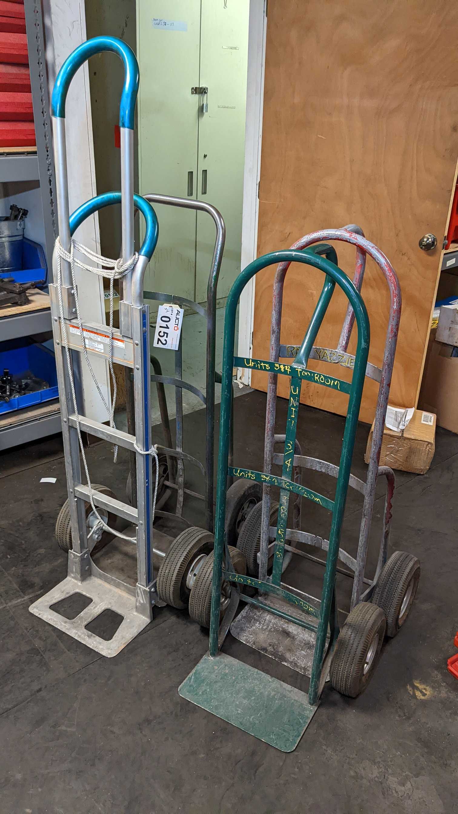LOT OF 4 DOLLIES - MATERIAL HANDLING