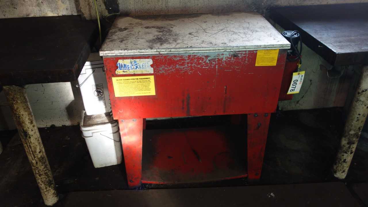 HANDI-KLEEN SOLVENTS PARTS WASHER - PROCESS EQUIPMENT