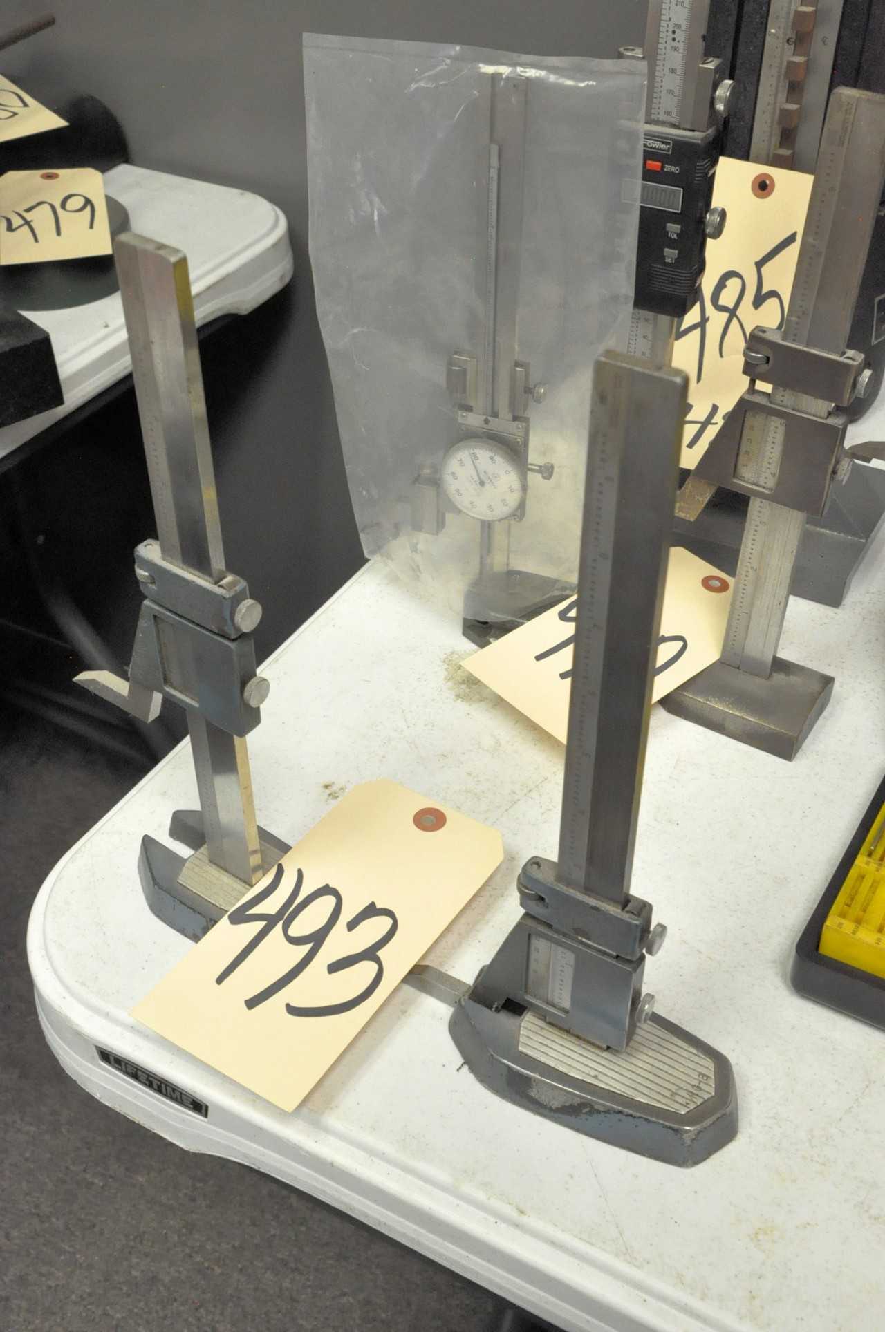 Lot-(2) 6" Height Gauges - PROCESS EQUIPMENT