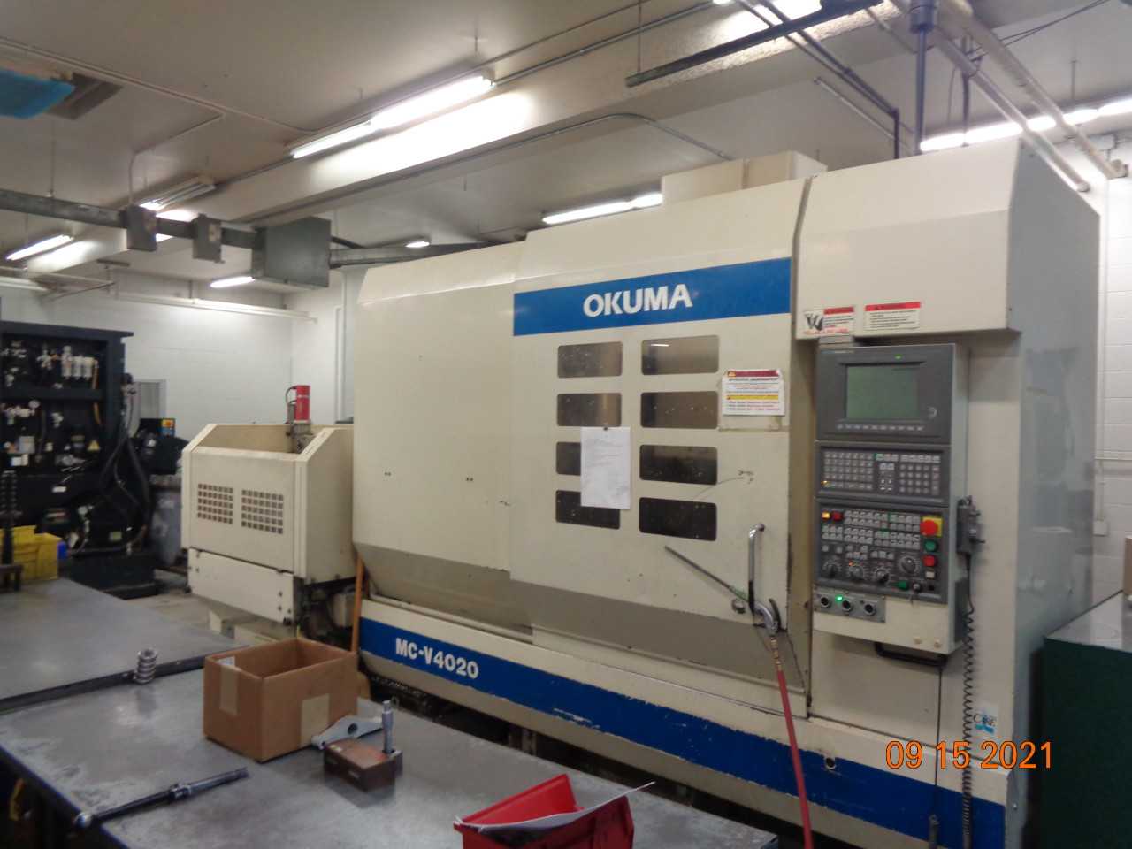 Okuma Model MC-V4020 Machining Center - VERTICAL MACHINING CENTERS