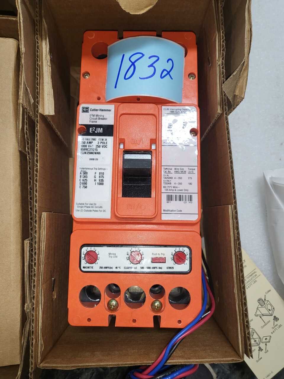 Eaton Mining Circuit Breaker - CIRCUIT BREAKERS