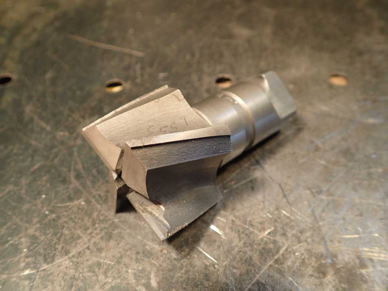 Metcut 100-2156 1-9/16" HS Steel Counterbore: 7/8" Pin Drive Straight Shank - MACHINING ACCESSORIES & TOOLING