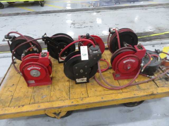 Air Hose Coil Reels (7) in this LOT - MISCELLANEOUS