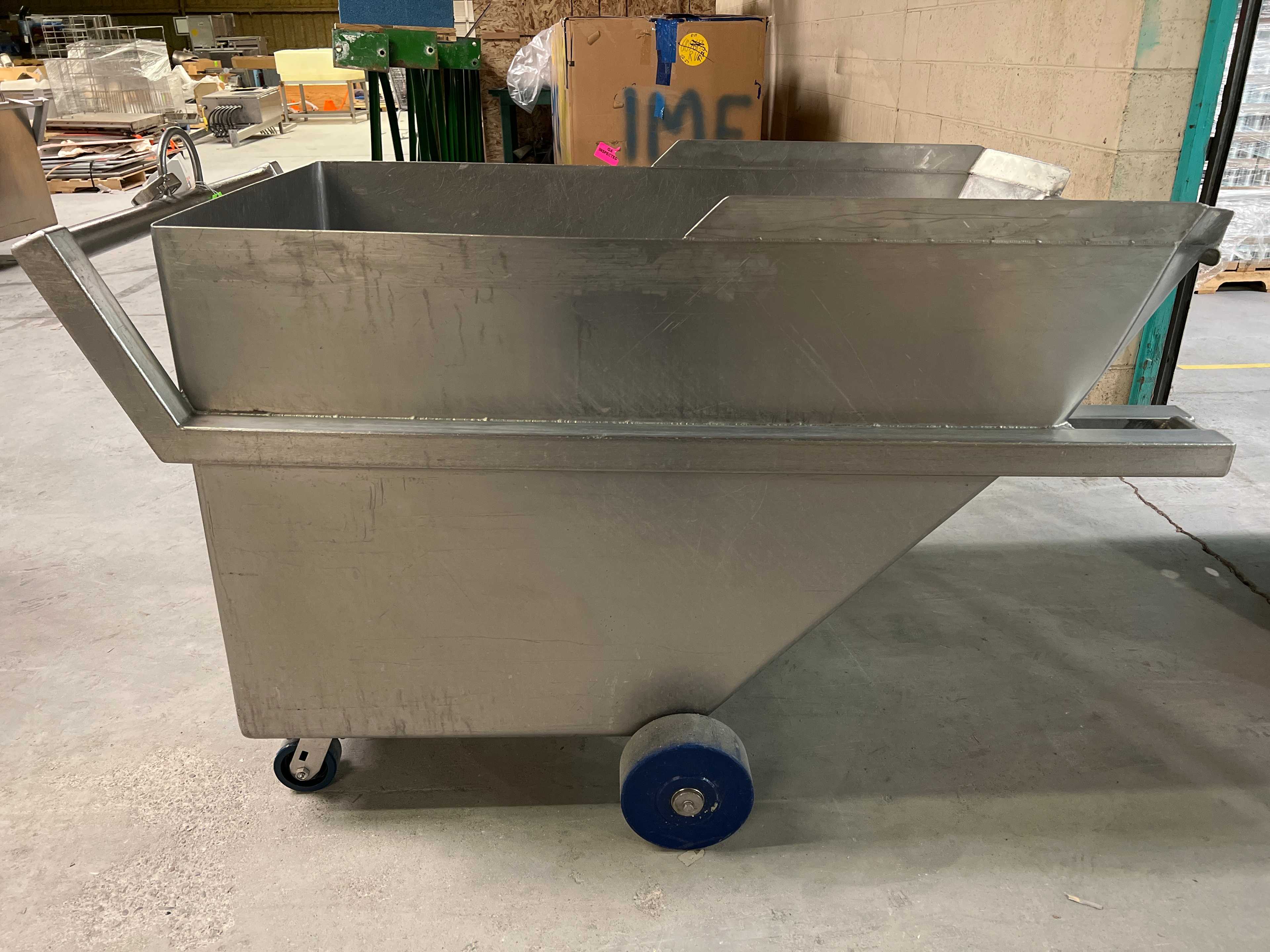 Stainless Steel Dump Cart Hopper