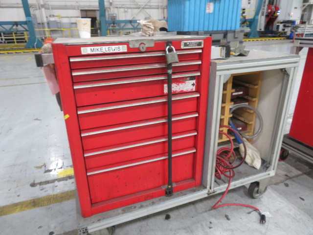 7 Drawer Tool Box Snap On,  and aluminum cart - MISCELLANEOUS