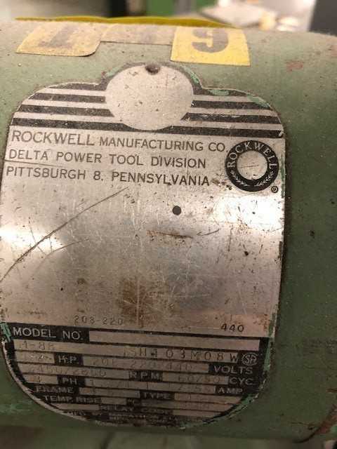 Rockwell Pedestal Grinder - GRINDING MACHINES