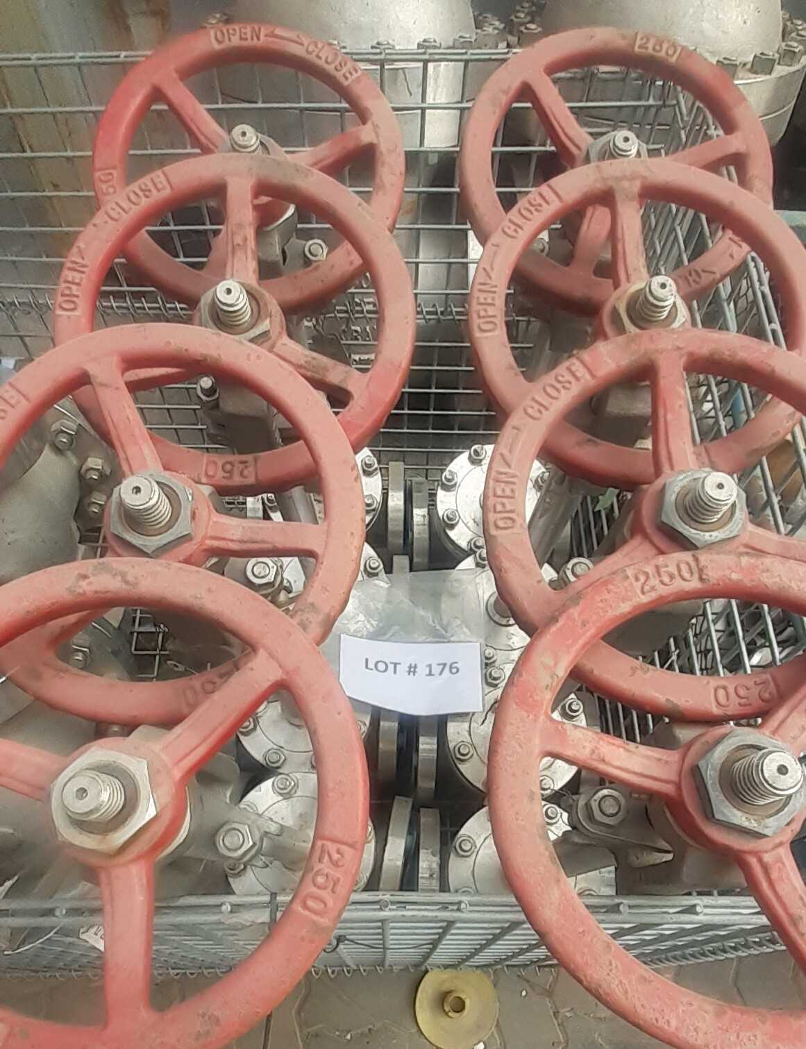 Lot of 8 Gate Valves - KNIFE GATE VALVE