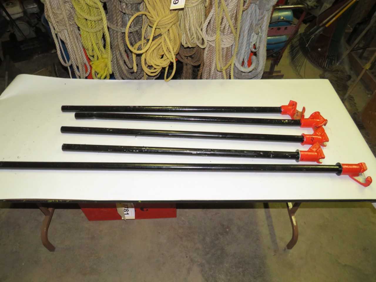 LOT OF 5 ASSORTED CONDUIT BENDER HICKEY - ENSLEY, GREENLEE, GARDNER - HAND TOOLS