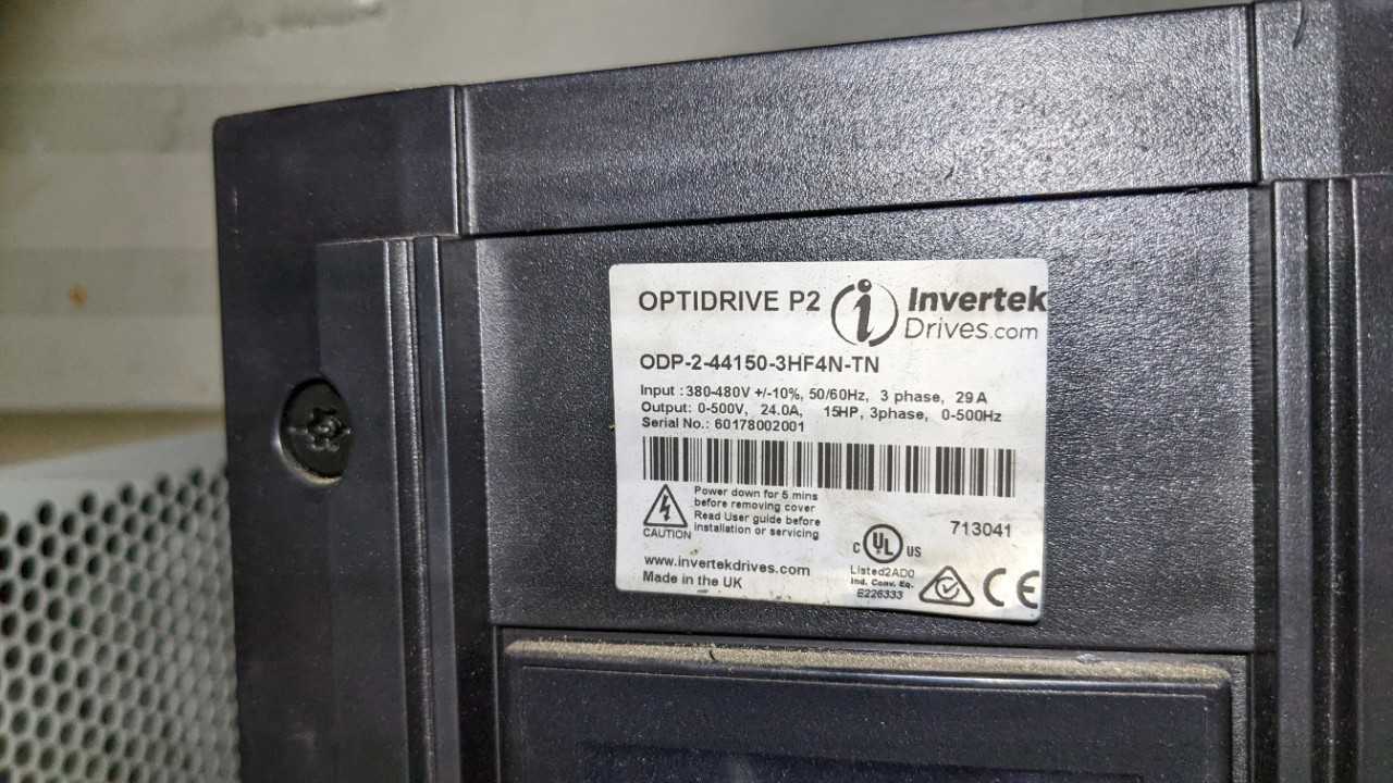 Invertek Drive Cp2 optidrive - MOTOR DRIVES