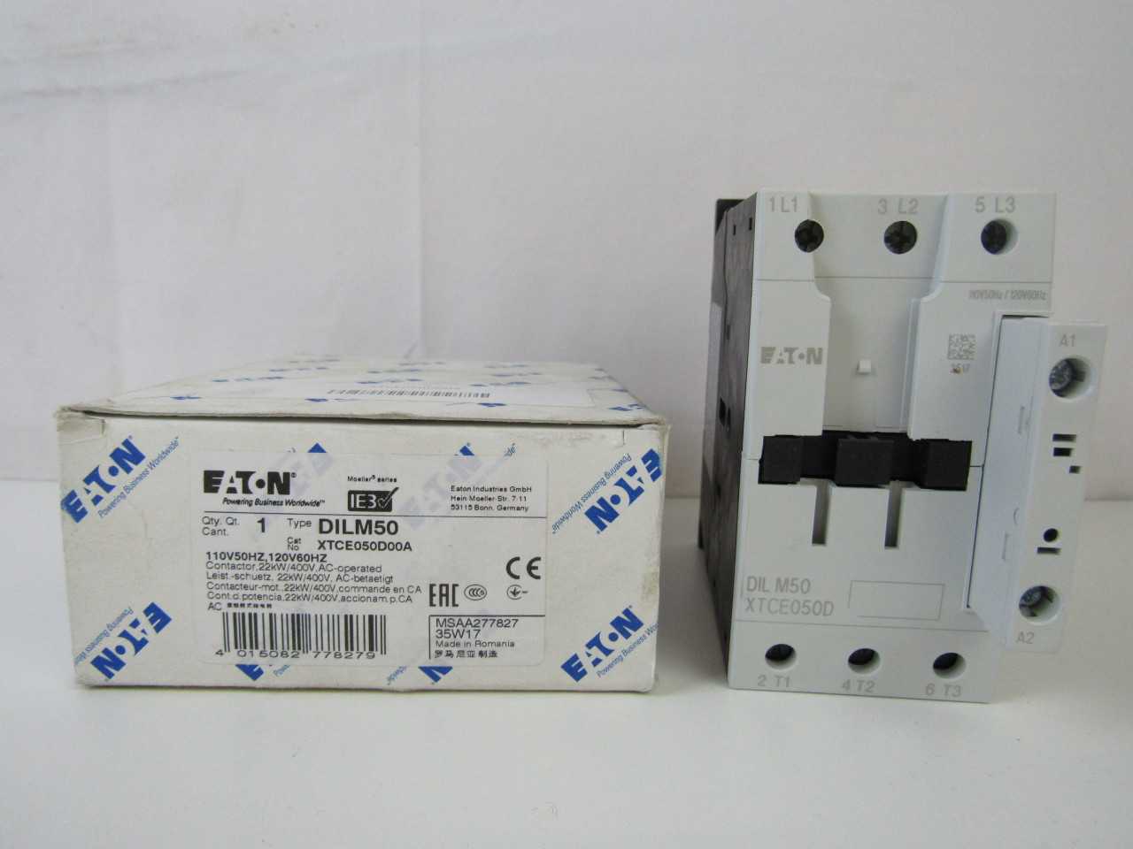 Quantity of 4x XTCE050D00A Contactors - CONTACTORS