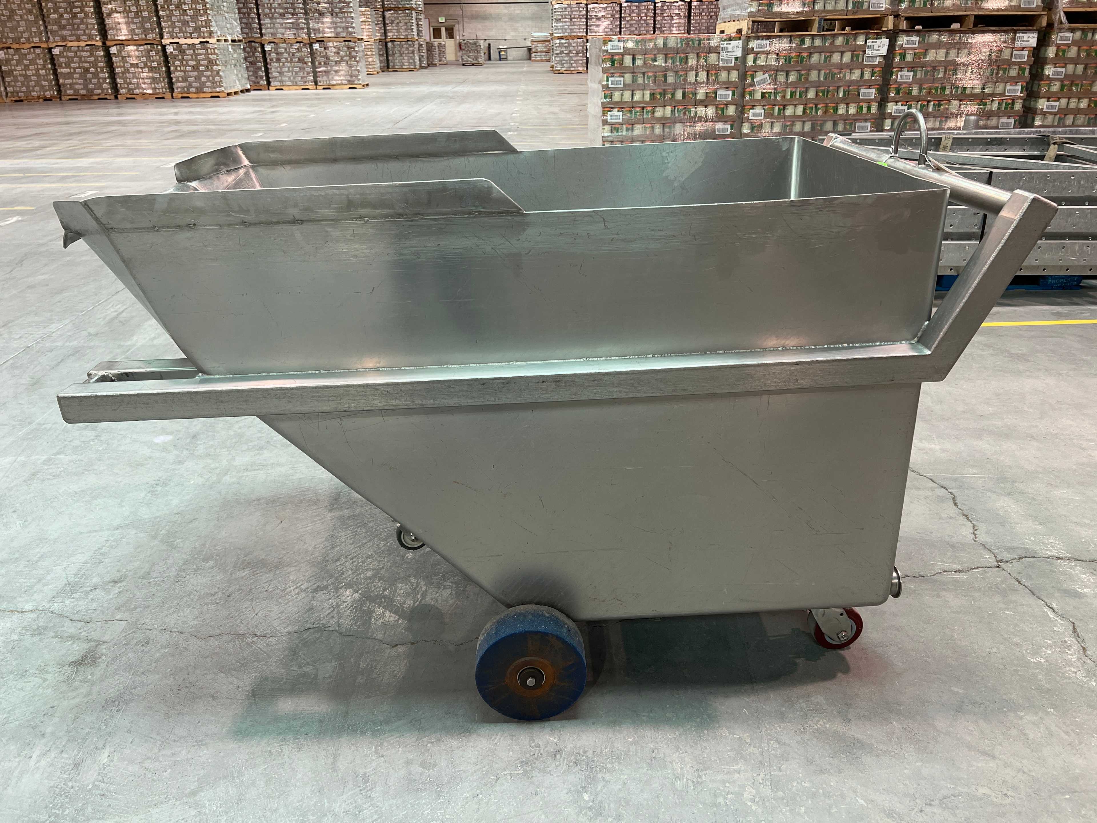 Stainless Steel Dump Cart Hopper