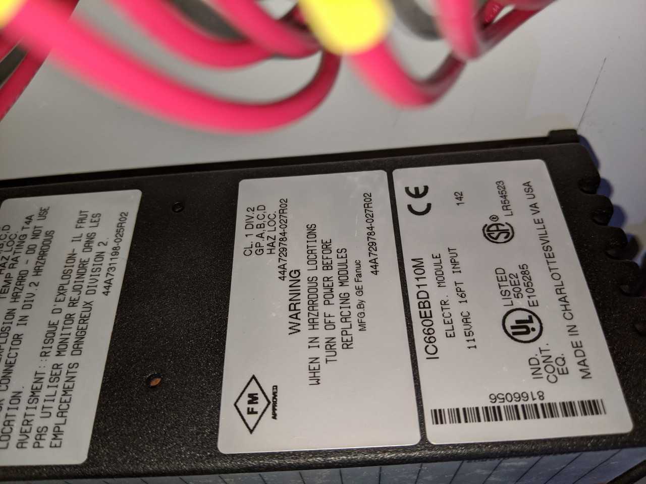 GE INNOVATION SERIES 3VVRJ607RL900 LV AC DRIVE CABINET - MOTOR DRIVES