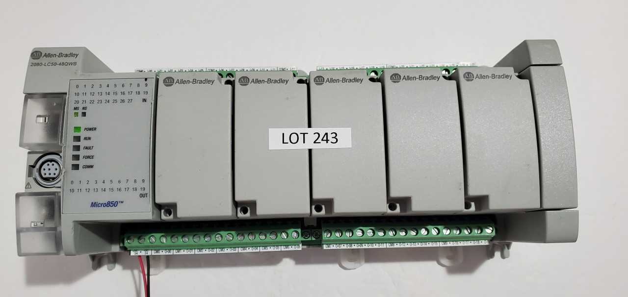 Allen Bradley Micro 850 2080-LC50-48QWB PLC - AUTOMATION & CONTROLS Allen Bradley Micro 850 2080-LC50-48QWB PLC - AUTOMATION & CONTROLS
