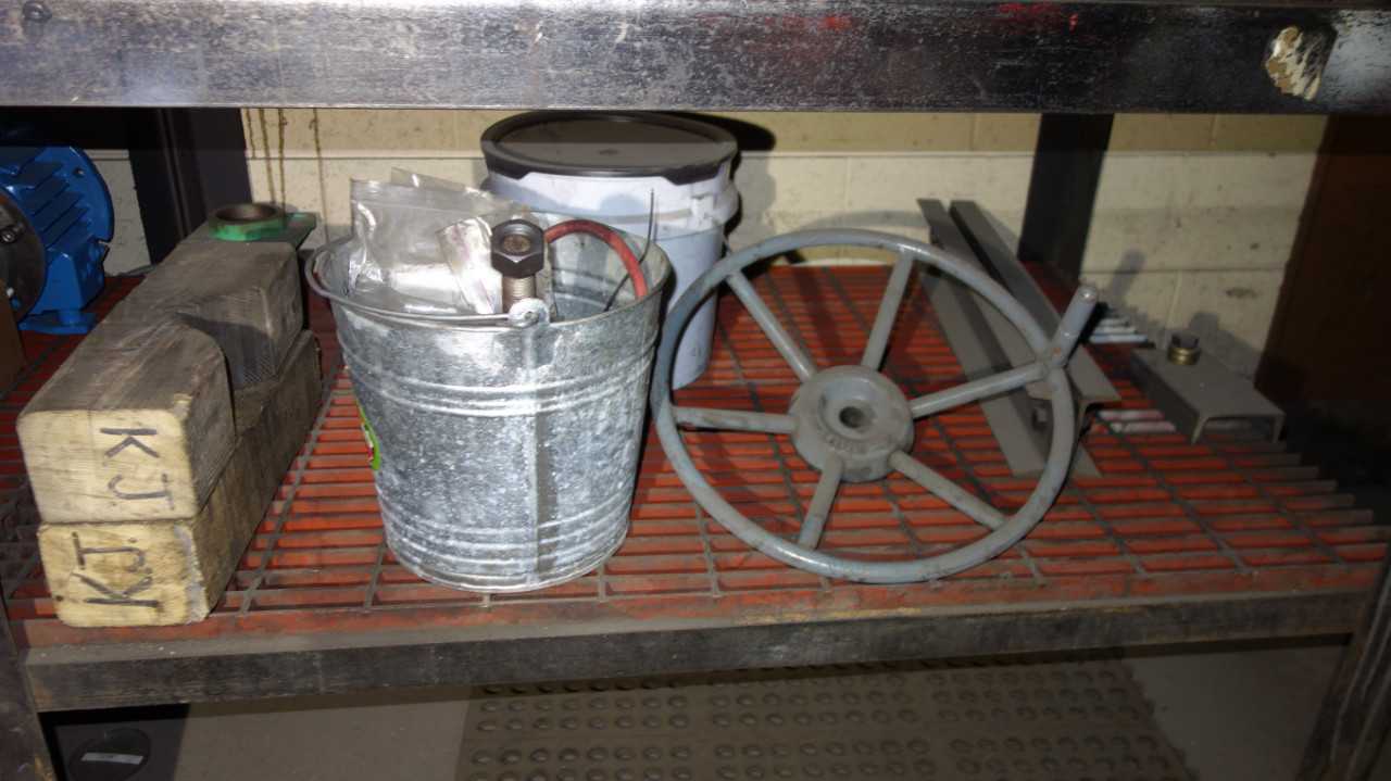 LOT OF 3 STEEL WORK TABLES WITH VISE - MISCELLANEOUS