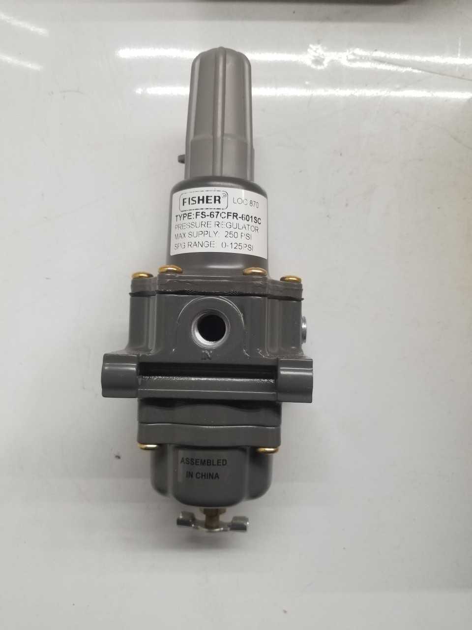 FISHER - FS-67CFR-601SC PRESSURE REGULATOR (QTY-1) - ELECTRICAL COMPONENTS