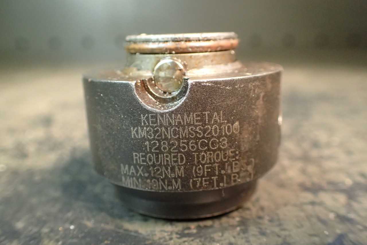 Kennametal KM32NCMSS20100 Short Shank KM-32 NCM-SS Coolant-Thru Tool Holder - MACHINING ACCESSORIES & TOOLING