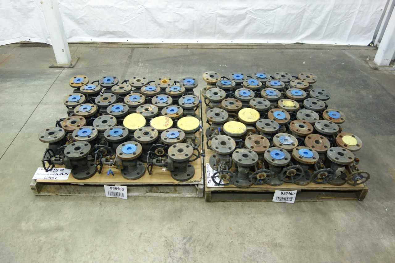 2 PALLETS OF SMITH CL300 1-1/2 IN GATE VALVES - VALVES 2 PALLETS OF SMITH CL300 1-1/2 IN GATE VALVES - VALVES