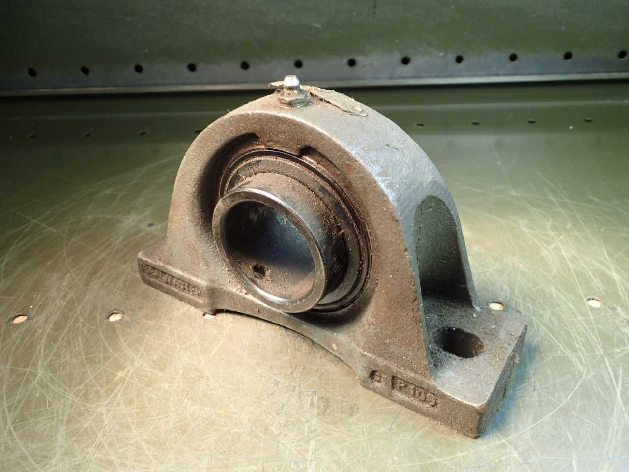 Sealmaster P109 2-115, 49mm Bore Pillow Block Roller Bearing: 2-Bolt, Used, Good - MACHINING ACCESSORIES & TOOLING