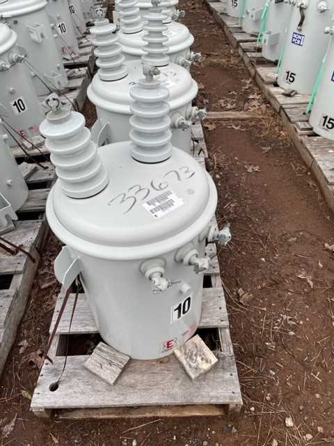 Lot of 47-10 KVA Pole Mounted Transformer - CONTROL TRANSFORMERS