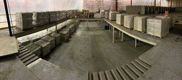 550 sections of 18” deep x 36” x 10’ high Heavy-Duty Steel Shelving - SHELVING