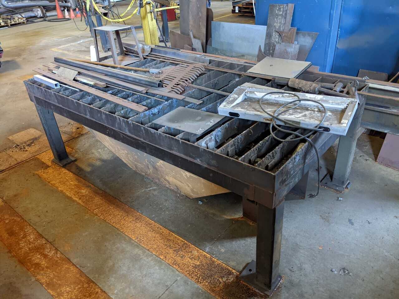 WELDING TABLE WITH CONTENTS - WELDING EQUIPMENT
