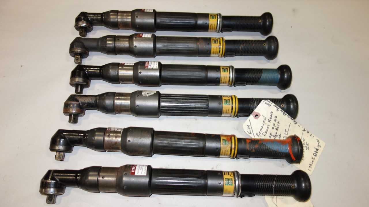 LOT OF 6 ATLAS COPCO ETV S72-70-13 ELECTRIC ANGLE NUTRUNNERS - ELECTRIC POWER TOOLS