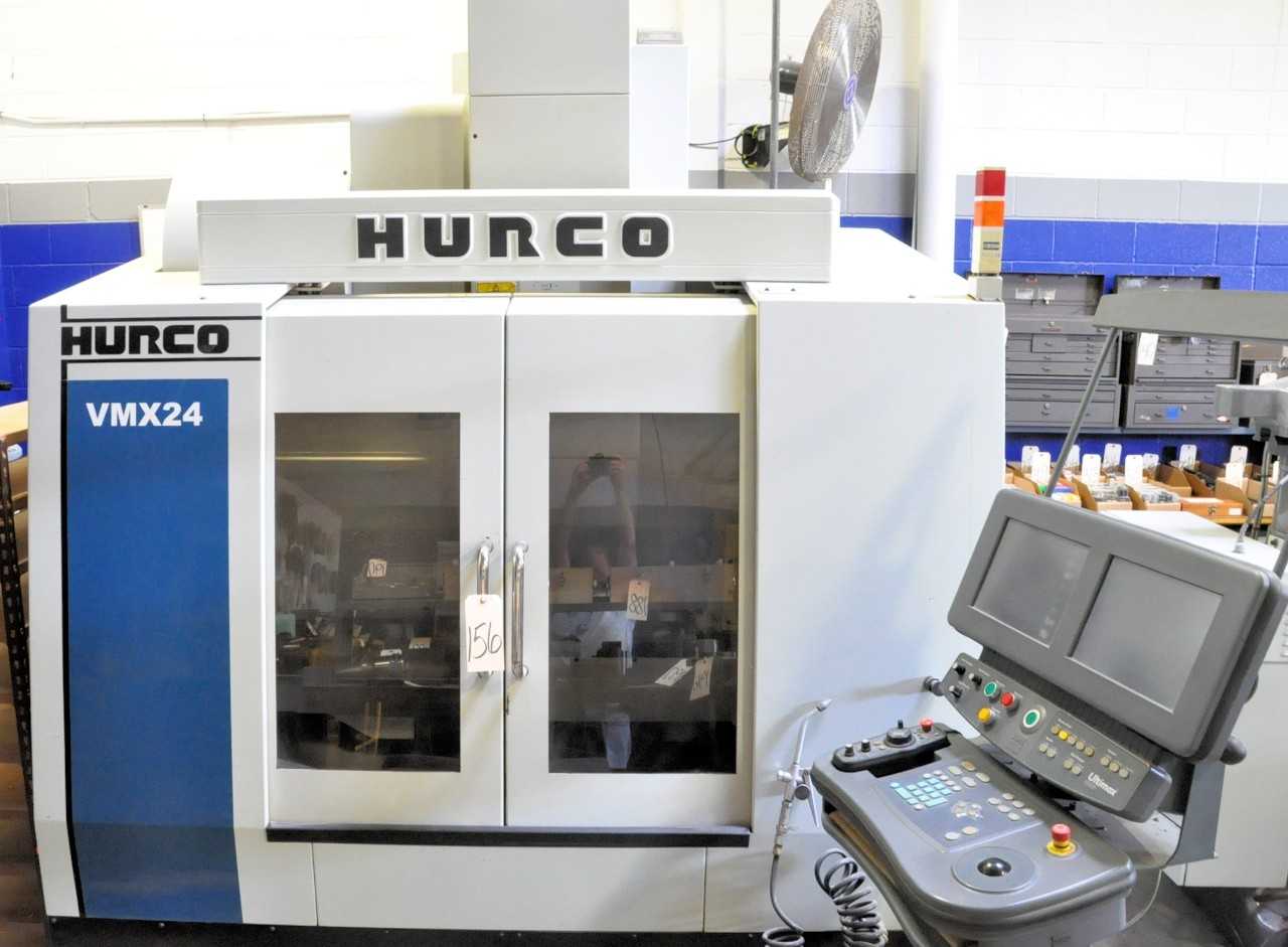 Hurco Model VMX24, CNC Vertical Machining Center, S/n H-20602 (2004), 24-Automatic Tool Changer, Hurco Ultimax CNC Controller, Nikken Auto 4th Axis and Manual 5th Axis - CNC MACHINING CENTERS