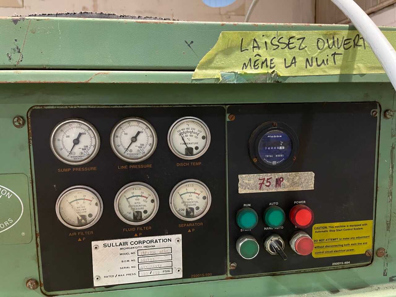 Sullair 75HP Compressor - MISCELLANEOUS