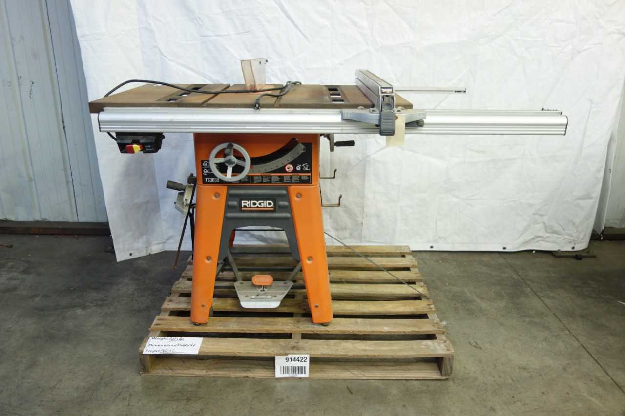 RIDGID TS3650 TABLE SAW - METAL SAWS