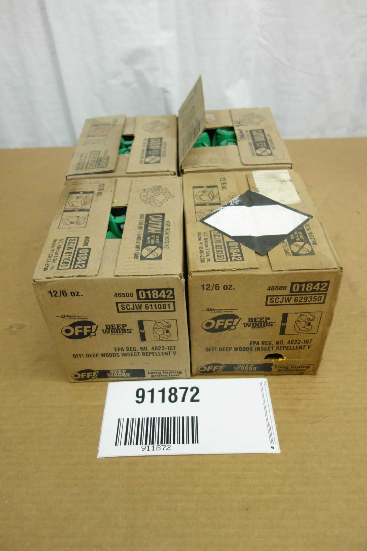 LOT OF 4 CASES OF OFF! DEEP WOODS INSECT REPELLENT - ELECTRIC POWER TOOLS