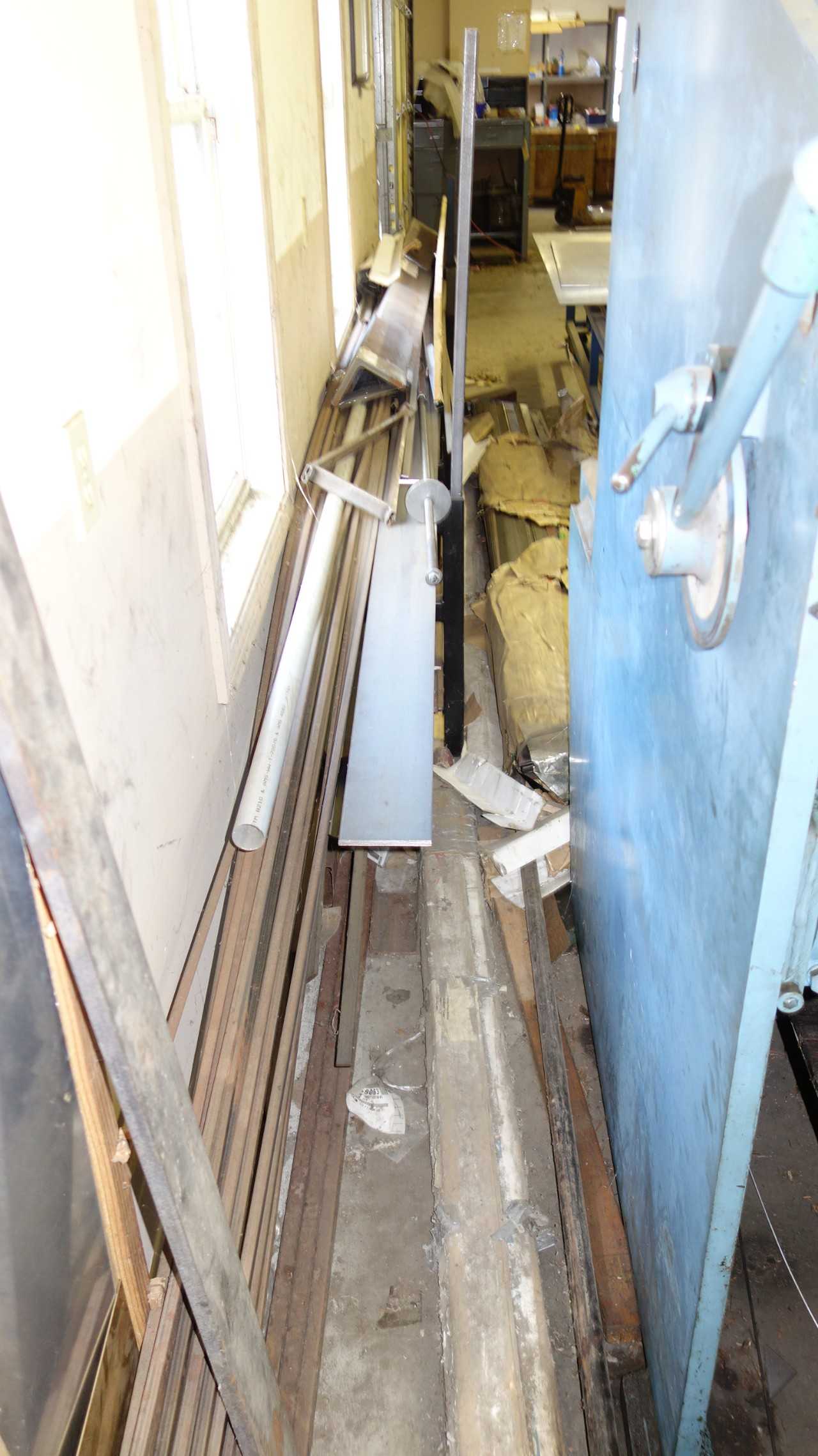 CONTENTS OF RACKING, LOT OF ASSORTED STEEL STOCK (PALLET NOT INCLUDED)
