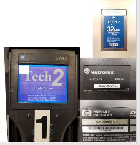 Vetronix GM Tech2 - ELECTRIC POWER TOOLS