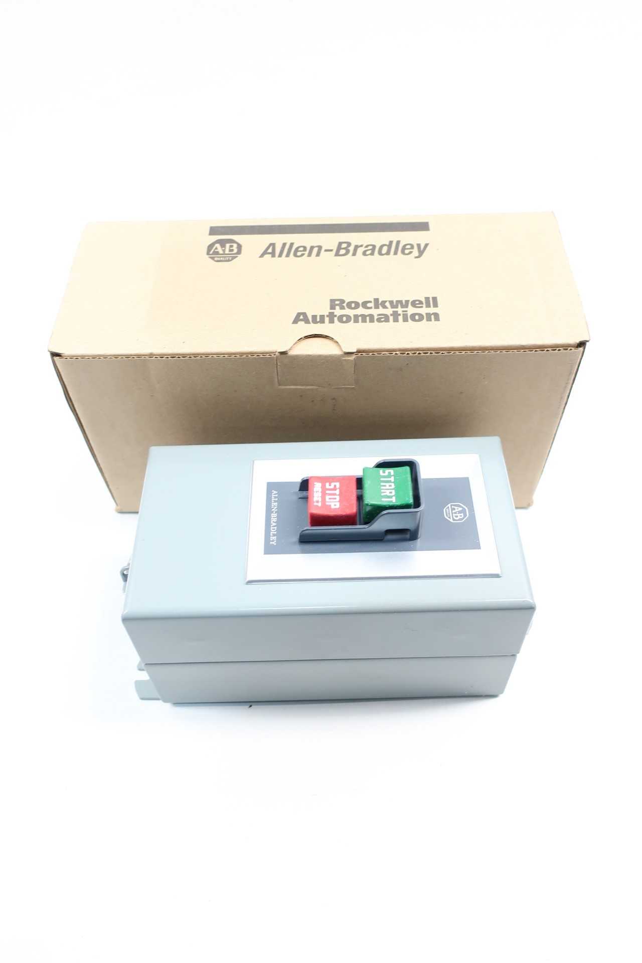 ALLEN BRADLEY 609U-AJXD SIZE 0 MANUAL STARTER 120V-AC 2HP - MOTOR STARTERS