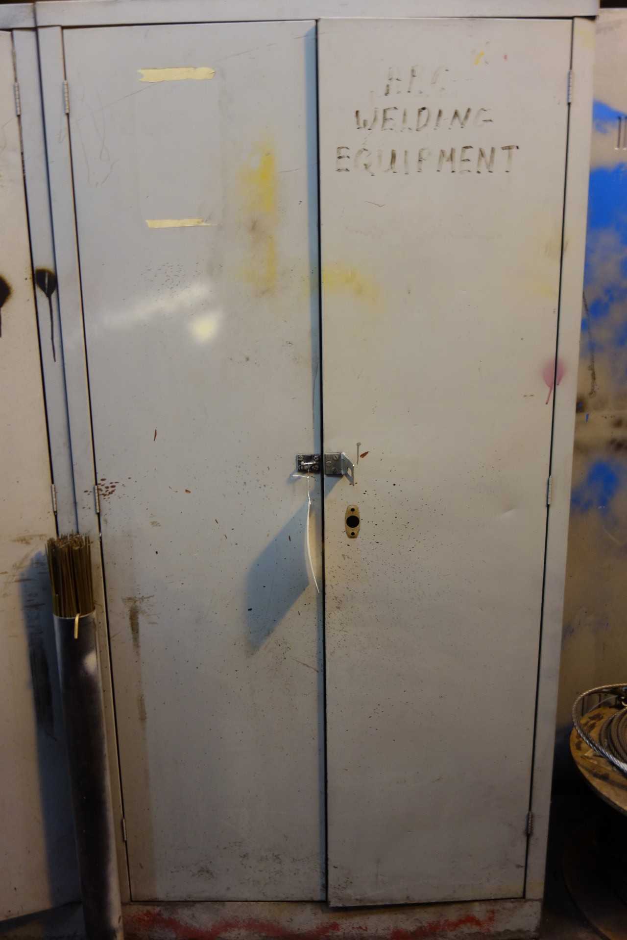 CONTENTS WITH CABINET, WELDER PARTS - WELDING EQUIPMENT