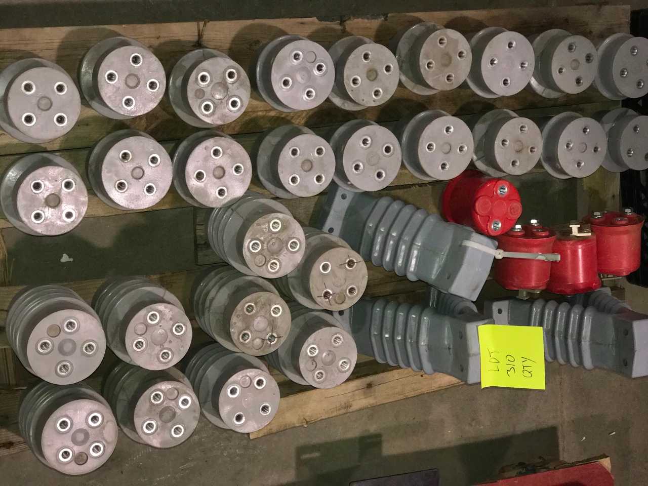 HIGH VOLTAGE INSULATOR ACCESSORIES (FULL PALLET) - ELECTRICAL COMPONENTS